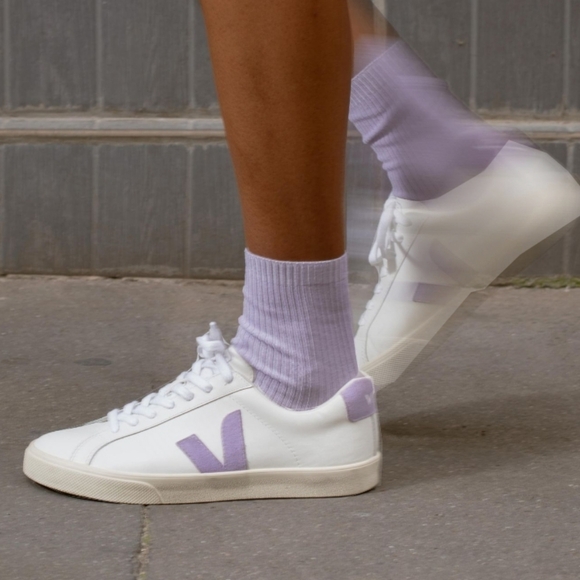 VEJA Esplar Leather Sneakers White Swan - Picture 8 of 8